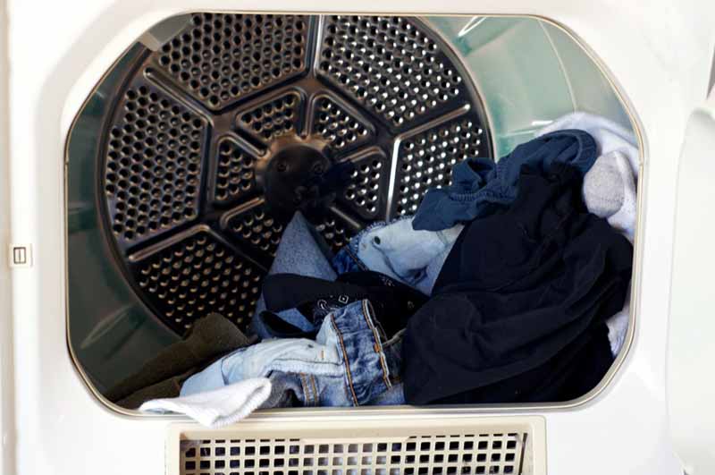 Clothes in dryer